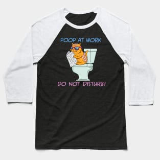 Cat poop Baseball T-Shirt